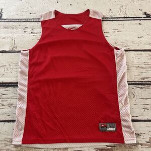 Vintage Nike Reversible Jersey Tank Youth Large 14/16 Red White‎ Jersey
